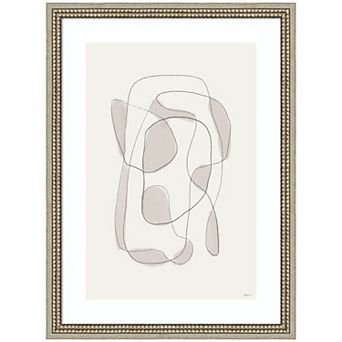 Minimalist Lines by Gabrielly Guedes Framed Wall Art Print