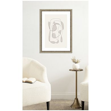 Minimalist Lines by Gabrielly Guedes Framed Wall Art Print
