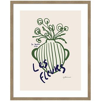 Le Jardin by Gabrielly Guedes Framed Wall Art Print