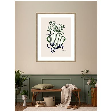 Le Jardin by Gabrielly Guedes Framed Wall Art Print