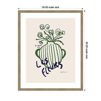 Le Jardin by Gabrielly Guedes Framed Wall Art Print