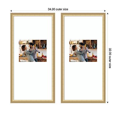 Florence Gold Photo Frame Set