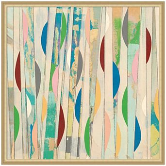Geometric Abstract 2 by Felicia Dadak Framed Mounted Canvas Wall Art Print