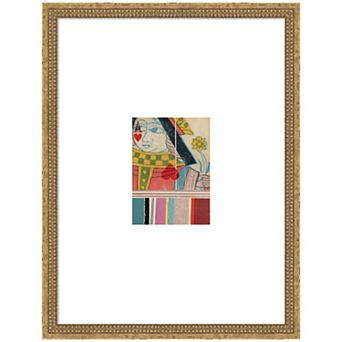 Queen with Flower FC by Felicia Dadak Framed Wall Art Print