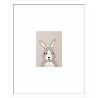 Bunny by July Art Prints Framed Wall Art Print