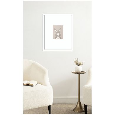 Bunny by July Art Prints Framed Wall Art Print