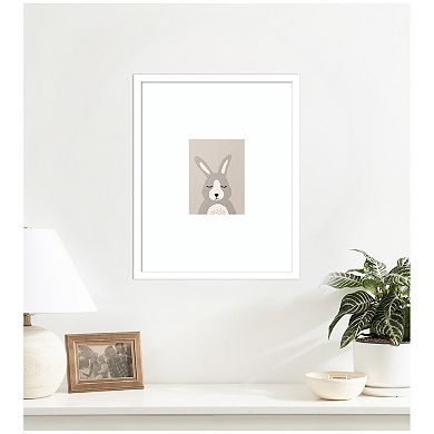 Bunny by July Art Prints Framed Wall Art Print