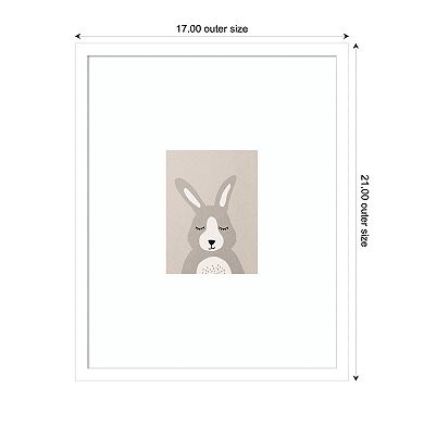 Bunny by July Art Prints Framed Wall Art Print