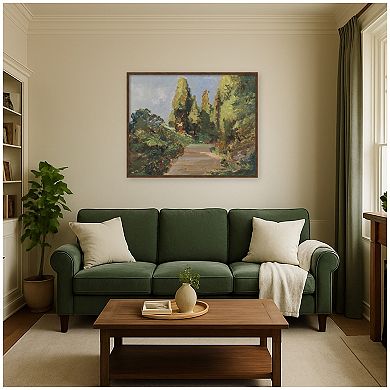 Parklandschaftby Olga Wisinger Florian Framed Mounted Canvas Wall Art Print