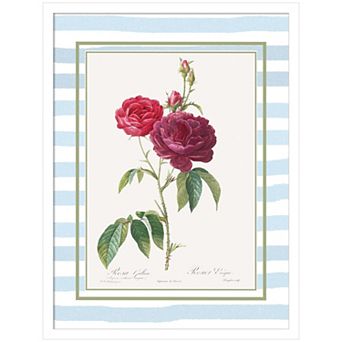 Floral 1 by Megan Ryan Framed Mounted Canvas Wall Art Print