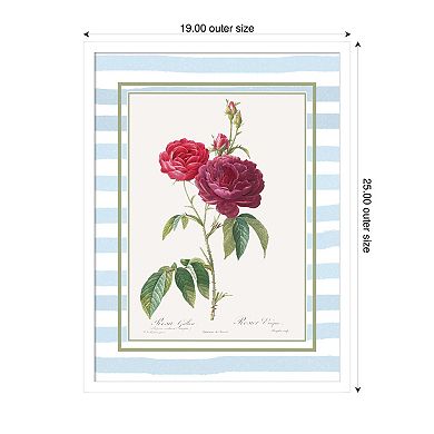 Floral 1 by Megan Ryan Framed Mounted Canvas Wall Art Print