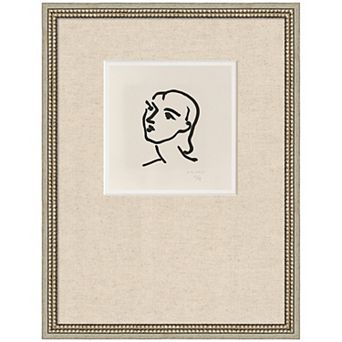 Nadia aux cheveus lisses by Matisse Framed Wall Art Print