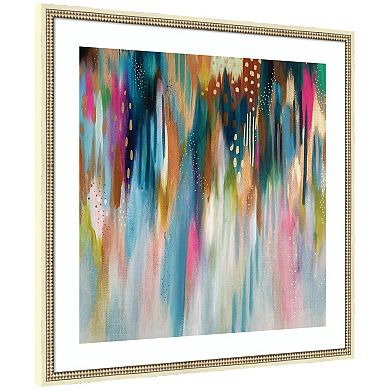 EV Brushstroke 142 Square by Jessi Raulet of Ettavee Framed Wall Art Print