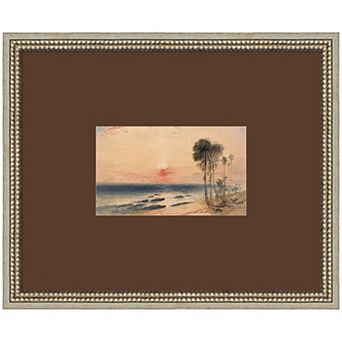 A Tropical Coast Sunset John Martin Framed Wall Art Print