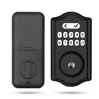 Electronic Smart Deadbolt Lock-Keypad Door Lock with Secure Password Entry,Emergency Mechanical Keys