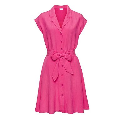 Lascana Women's Belted Shirt Dress