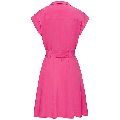 Lascana Women's Belted Shirt Dress