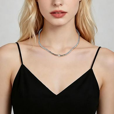Shell Star Beaded Necklace Clear 1Pc