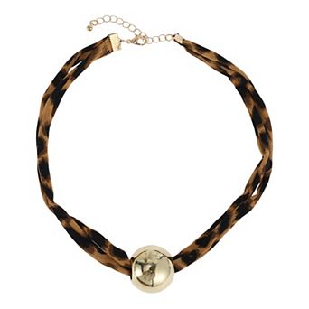 Leopard Pendant Necklace 1 pc