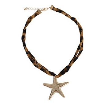 Leopard Pendant Necklace 1 pc