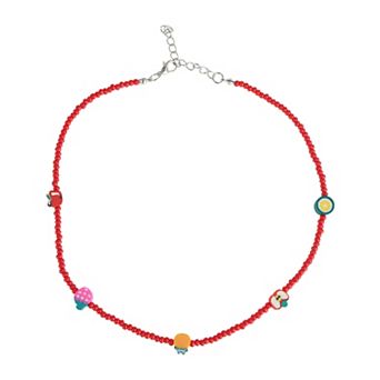 Fruit Beaded Necklace 1 pc