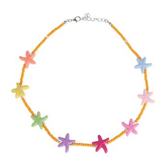 Beaded Necklace Colorful 1 pc