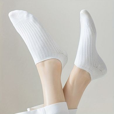 5 Pairs Women's Non Slip Invisible Low Cut Cute Aesthetic No Show Socks