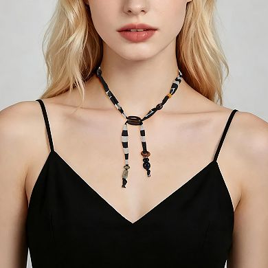 Patchwork Collarbone Necklace 1Pc