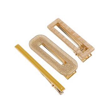 Elegant Hair Clip Orange 3 pc