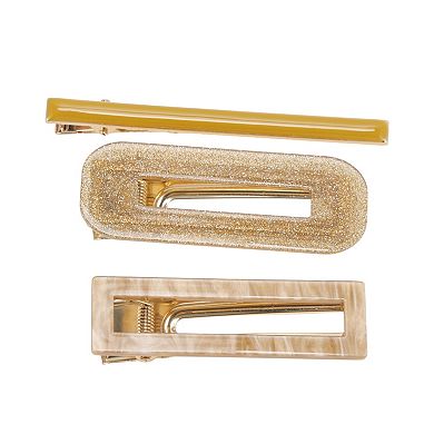 Elegant Hair Clip Orange 3Pcs