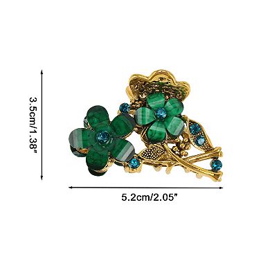 Double Flower Claw Clip 1 Pc