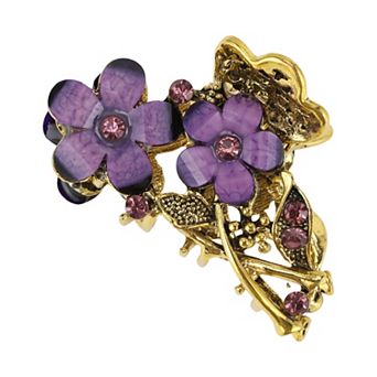 Double Flower Claw Clip 1 pc