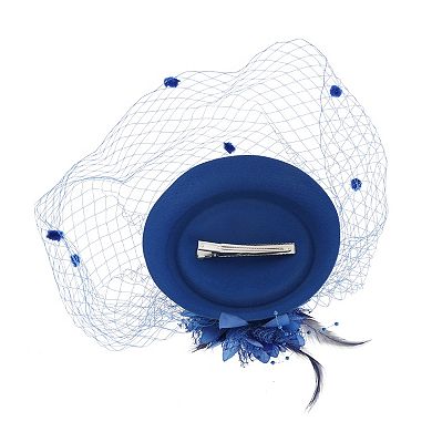 Faux Pearls Top Hat Hair Clip 1 Pc