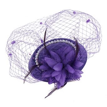 Faux Pearls Top Hat Hair Clip 1 pc
