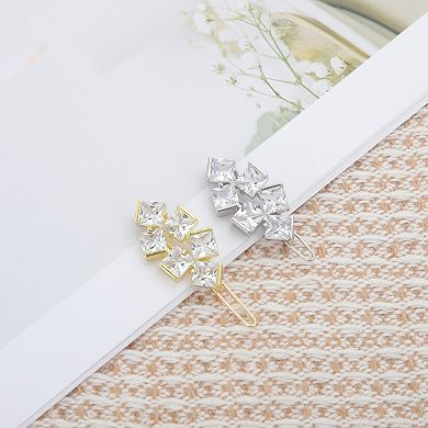 Square Hair Clip 1 Pc