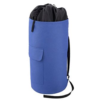 Laundry Backpack for Travel Dirty Clothes Hamper Bag, Waterproof Mesh Camping Laundry Bag