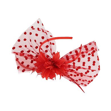 1Pc Mesh Feather Headband