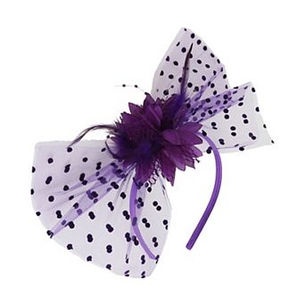 1 pc Mesh Feather Headband
