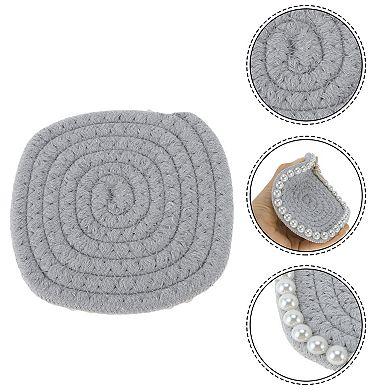 1Pc Square Pearl Heat Insulation Mat Drink Coaster