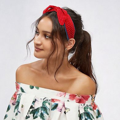 1Pc Wide Bow Pattern Headband