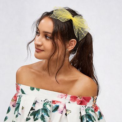 1Pc Bow Mesh Headband