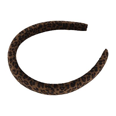 1Pc Retro Velvet Leopard Print Headband