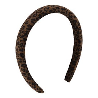 1 pc Retro Velvet Leopard Print Headband