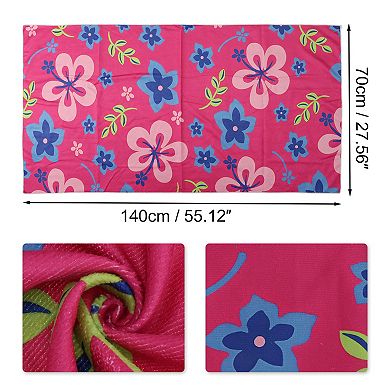1Pc Flower Pattern Beach Towel