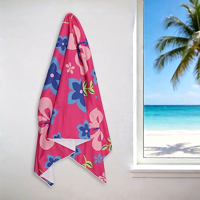 1Pc Flower Pattern Beach Towel