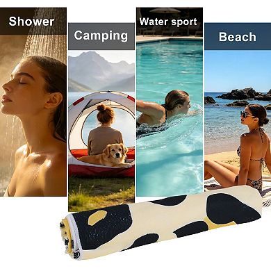 1Pc Leopard Beach Towel