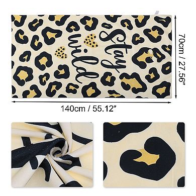 1Pc Leopard Beach Towel