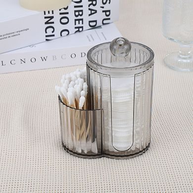 1Pc Two-in-One Bath Canister Acrylic Plastic