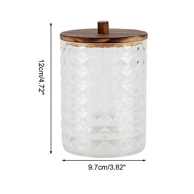 1Pc Diamond-pattern Bath Canister