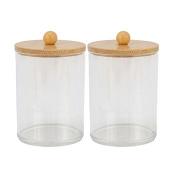 1Set Round Bath Canister